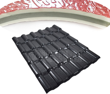 防腐樹(shù)脂瓦880型_深灰色_坤寶牌 防腐樹(shù)脂瓦880型_深灰色_坤寶牌