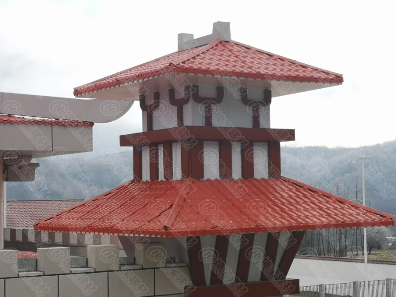 孟獲城高速路收費站合成樹脂瓦 孟獲城高速路收費站合成樹脂瓦