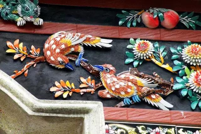 潮州嵌瓷，屋頂生花
